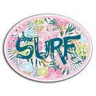 2 x 10cm Tropical Surf Vinyl Stickers - Surfer Fun Sticker Laptop Luggage #18622