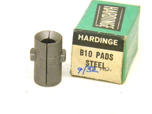 NEW SURPLUS HARDINGE USA B10 x 9/32" ROUND STEEL MASTER FEED FINGER PADS B-10 - Picture 1 of 1