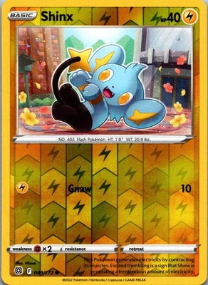 Shinx Reverse Holo Common SWSH09: Brilliant Stars 049/172 NM - Image 1 of 2