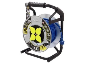 W-99255 extension cable drum, with fixed sockets PUR KEL - Afbeelding 1 van 1