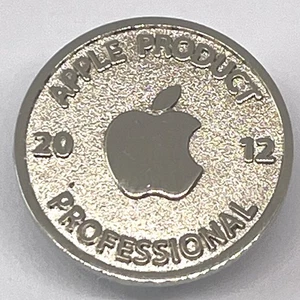 Apple Product Professional 2012 Pin Badge Computer Tech Training Award Employee - Picture 1 of 2