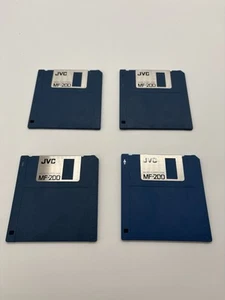 4x JVC MF-2DD Disketten 3,5” Micro Floppy Disk Vintage - Afbeelding 1 van 3