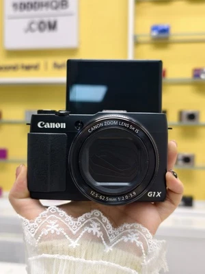 Canon PowerShot G1 X Mark II Black 13.0MP 4x Zoom Compact Digital Camera G1X2 - Image 1 of 4