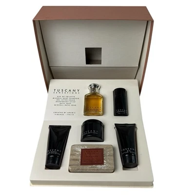 Perfume de colección para hombre Aramis TOSCANA set de regalo después del afeitado, jabón champú etc LEER Foto 1 de 4
