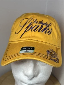 Los Angeles Sparks WNBA Adidas Adult Women's Yellow Cap/Hat Adjustable New - Picture 1 of 18