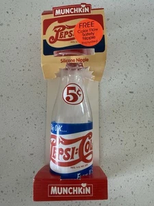 VINTAGE Pepsi Cola Baby Munchkin Baby Bottle Limited Edition Series 1994 - Picture 1 of 13