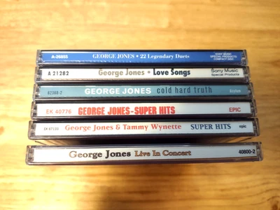 George Jones 6 CD Lot: See Photos & Description For Title Listing Foto 1 de 4