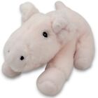 Jerry Elsner Pig Stuffed Animal Toy Pink 8" Long Squeaking Korean Plush Vintage
