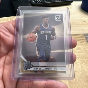 2019-20 Clearly Donruss Purple 51 Zion Williams RR Rated Rookie
