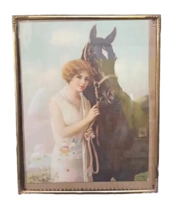 VINTAGE  ORNATE PHOTO FRAME 8X10  GOLD METAL HOLLYWOOD REGENCY  EASEL  - Picture 1 of 13