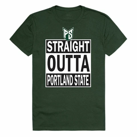 PSU Portland State University Vikings Straight Outta t-Shirt Cover