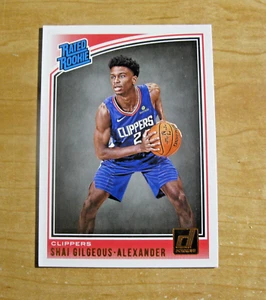 SHAI-GILGEOUS-ALEXANDER 2018-19 Donruss Rated Rookie SGA OKC RC Card #162 MVP - Picture 1 of 3