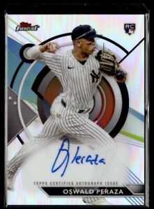 2023 Finest Autographs Oswald Peraza Rookie Auto New York Yankees #FA-OP