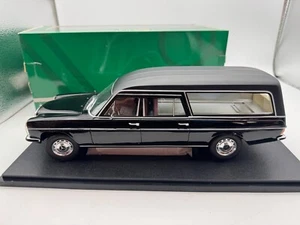 Cult 1/18 Mercedes Benz 230 W114 Pullman Hearse 1972 Black Car Model - Picture 1 of 8