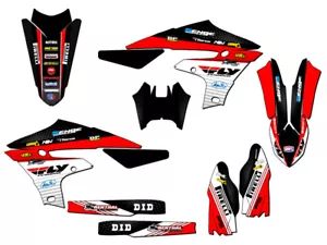 2019-2022 fits CYCRA POWERFLOW YZ 450 FX RICOCHET Black Senge Graphics Kit - Foto 1 di 10
