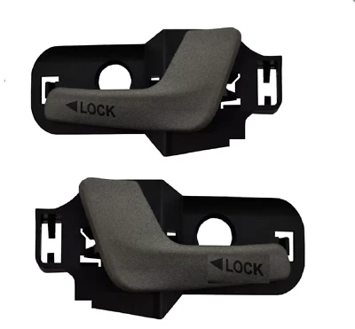 COPPIA MANIGLIE INTERNE PER FIAT STRADA DAL 2005- DESTRA+SINISTRA GRIGIO grafite - Immagine 1 di 2