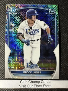2023 #BCP-115 Brock Jones Bowman Chrome Prospect 1st Mojo refractor rayos - Imagen 1 de 2