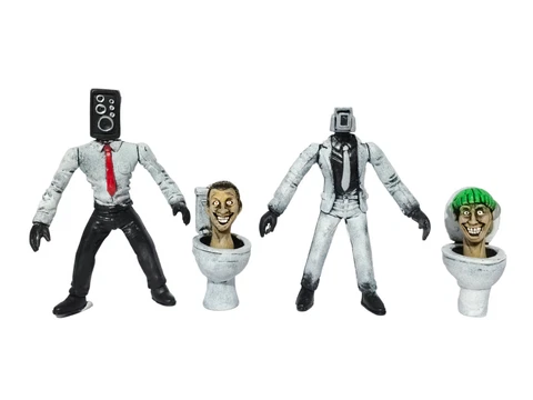 RARE TOY ACTION  PACK FIGURES MEXICAN SKIBIDI TOILET Cover