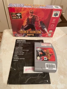 Duke Nukem 64 (Nintendo 64, 1997) N64 CIB Complete TESTED - Picture 1 of 12