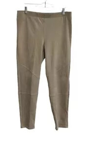 Karen Kane hellbraune Motorradhose Damen Größe XL Kunstleder - Bild 1 von 5