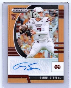2020 Panini Prizm Draft Picks #277 Tommy Stevens Orange Auto #/149 - Picture 1 of 2