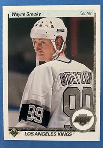 1990-91 Upper Deck Wayne Gretzky #54 Cortesía Los Angeles Kings No Mt - Imagen 1 de 4