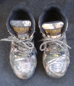 Red Head Brand Boys Camo Waterproof Boots Size 1 - Picture 1 of 12