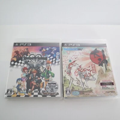 PS3 OKAMI Zekkei Ban HD Edition or  Kingdom Hearts HD 1.5 ReMIX / New Unopened - Image 1 of 4