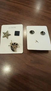 J Crew insect  brooch pin and stud set. NWT - Picture 1 of 2