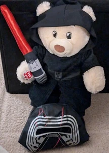 Build-A-Bear Star Wars Kylo Ren w Cape, Mask, Boots, Light Saber & Sound-ADORBS! - Picture 1 of 11