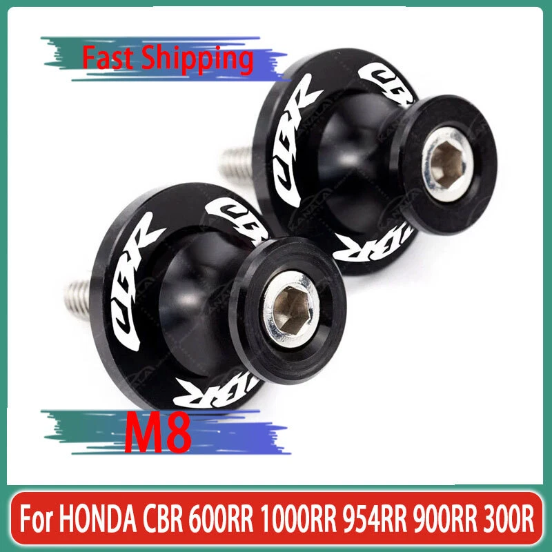 M8 For HONDA CBR 600RR 1000RR 954RR 900RR Swingarm Spools Sliders Stand Screws - Image 1 of 1