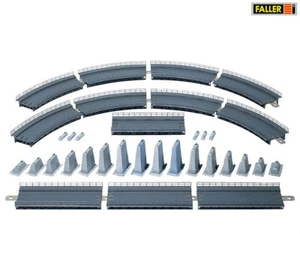 FALLER 120470 scala H0 salita e discesa completa, 12 pezzi (R1), kit - Foto 1 di 3