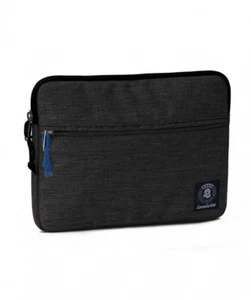 Tablet sleeve SMALL Office INVICTA tinta unita NERO tasca zip CUSTODIA busta IPA - Picture 1 of 3