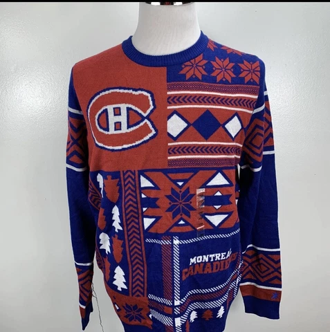 Montreal Canadiens Mens NHL Apparel Forever Collectibles Pullover Sweater Sz S Cover