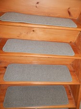15 = STEP  9" X 30"  + Landing  30" x 30"  carpet stair Step WOOL .