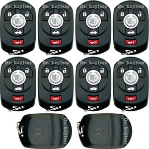 Locksmith Lot 10 OEM 2005-07 Cadillac Smart Key Fob Remote 4B M3N65981403 NON US - Bild 1 von 5