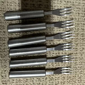 6 CYLINDER by Retroneu ? Salad Fork 7.5 USED 3 Tine - Picture 1 of 3