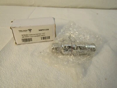 TRILOGY COMMUNICATIONS NMP01250 PLENUM N-MALE CONNECTOR FOR 1/2" COAX, 50-OHM - Image 1 of 4