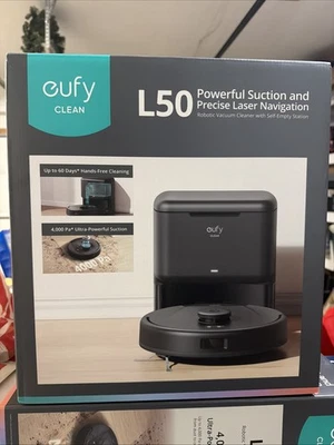 Eufy L50 Robot Vacuum, Self-Empty, Laser Navigation, Multi-Floor Cleaning New - Image 1 of 4