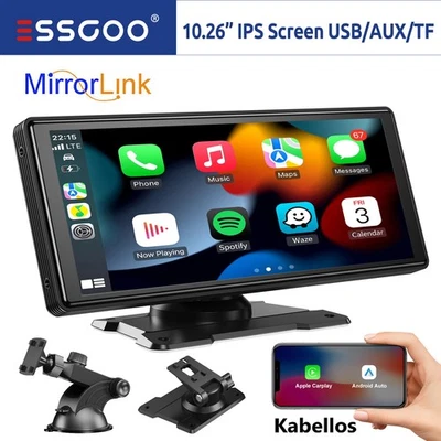 10.26 Zoll Touchscreen Autoradio Wireless Apple CarPlay & Android Auto GPS Navi - Bild 1 von 4