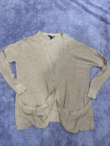 American Eagle Cardigan Women’s Small Beige Open Front Cardigan W/ Pockets 2013 - Picture 1 of 6