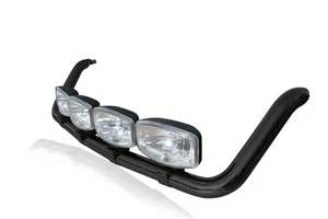 Black Roof Bar + LEDs + Spots To Fit Vauxhall Opel Movano 2010-2021 Medium High - Picture 1 of 8