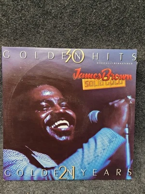 Vintage James Brown Vinyl LP Solid Gold 30 Golden Hits 1986 Polydor Gatefold - Image 1 of 4