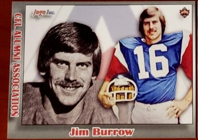 2020 Jogo CFL Alumni #608 Jim Burrow (Joe's Dad)- Montreal Nebraska - 125 made — 第 1/3 张图片