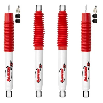 Rancho Shocks 套件 4 件套 适用于雪佛兰 Silverado GMC Sierra 2500 3500 HD 4"升降机 — 第 1/4 张图片