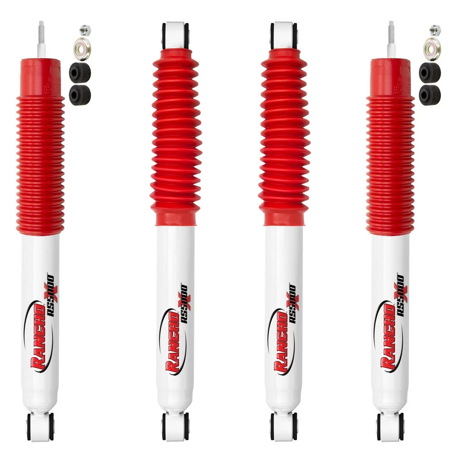 Juego de 4 piezas de amortiguadores Rancho para Chevy Silverado GMC Sierra 2500 3500 HD elevación de 4" Foto 1 de 4