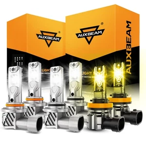 For Mitsubishi Lancer 2008-2017 AUXBEAM LED Headlights High Low 6500K+Fog 3000K - Bild 1 von 12