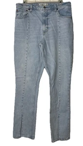 Abercrombie & Fitch The Skinny High Rise Light Wash Curve Love Jeans Sz 32/14R - Picture 1 of 13