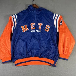New York Mets Jacket Pullover Mens Large MLB Baseball G-III Sports Zip Up - Picture 1 of 13