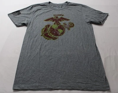 Camiseta para hombre 7,62 Design USMC EGA Distressed Battlespace JL3 gris mediana Foto 1 de 4